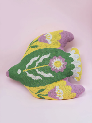 Pillow Green Folk